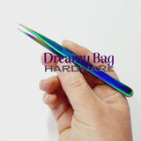 Straight Long Rainbow Tweezers