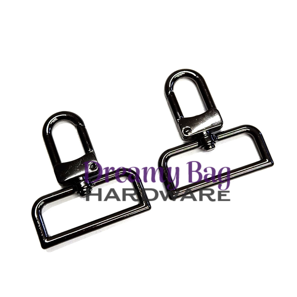 38mm (1.5") Slim Swivel Snap Clips