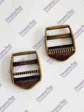 Leitergleiter aus Metall, 25 mm (1 Zoll), 2er-Pack