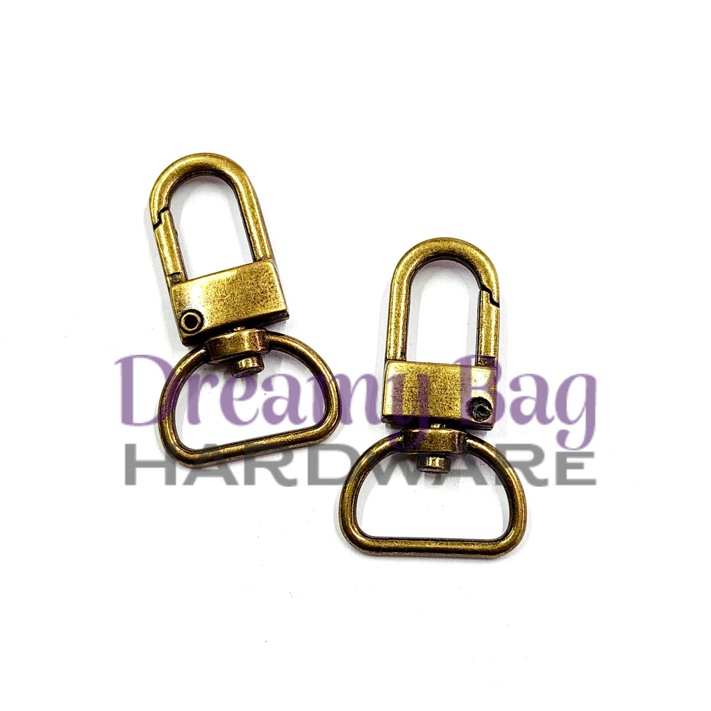 20 mm (3/4 Zoll) schmale, drehbare Schnappclips