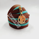 #5 Zipper Tape with Matte Teal Nylon Teeth