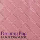 Faux Quilted Vinyl Pinks and Purples