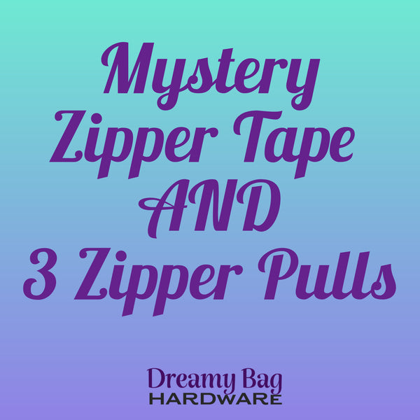 Mystery #5 Zipper Tape and 3 Zipper Pulls Packs