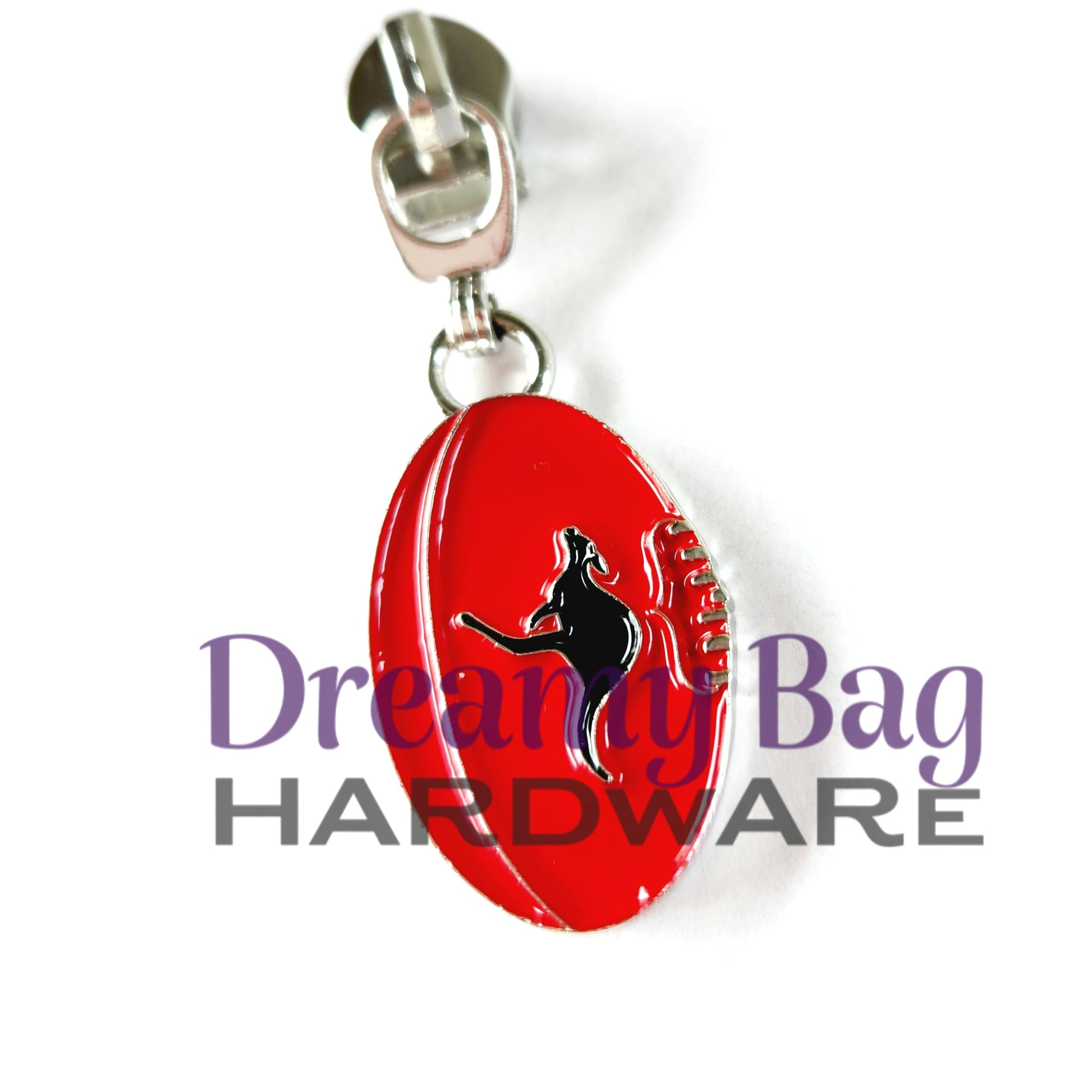 #5 Zipper Pull Footy Ball