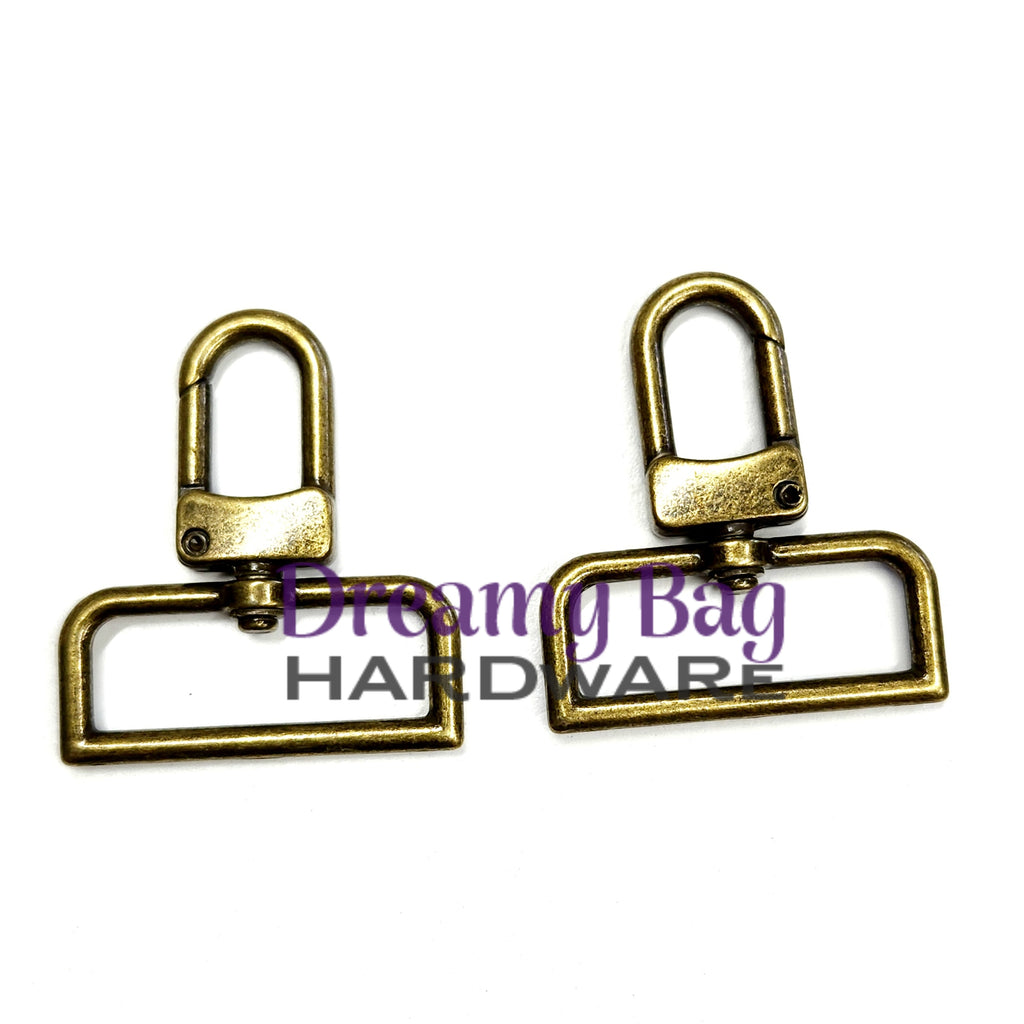 38mm (1.5") Slim Swivel Snap Clips