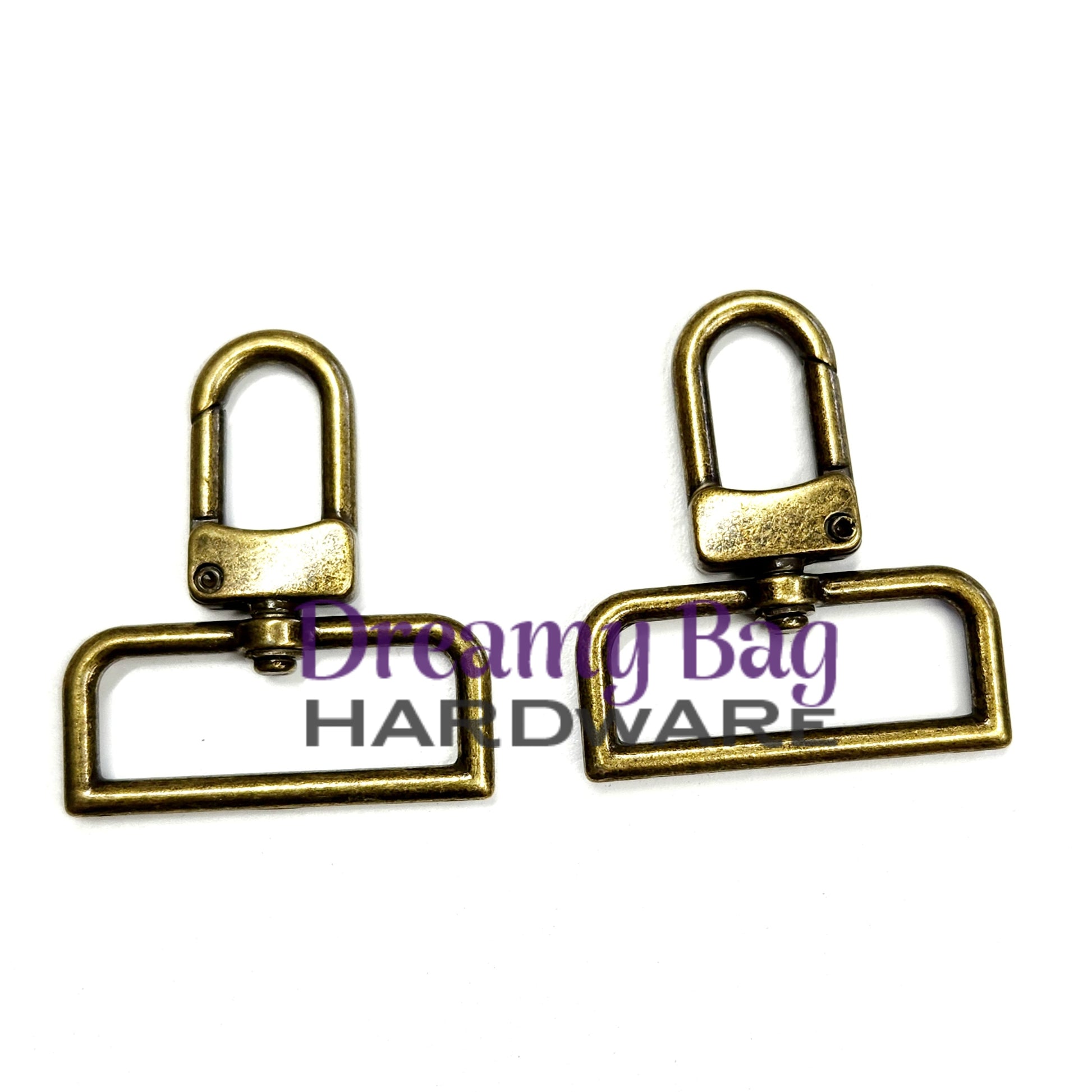 38mm (1.5") Slim Swivel Snap Clips