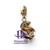 #3 and #5 Zipper Pull Dollar Sign