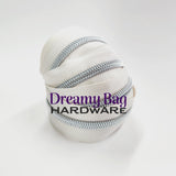 #5 Reißverschlussband Vanille mit Nylonzähnen