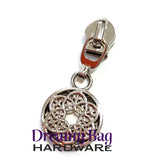 #5 Zipper Pull Celtic Floral