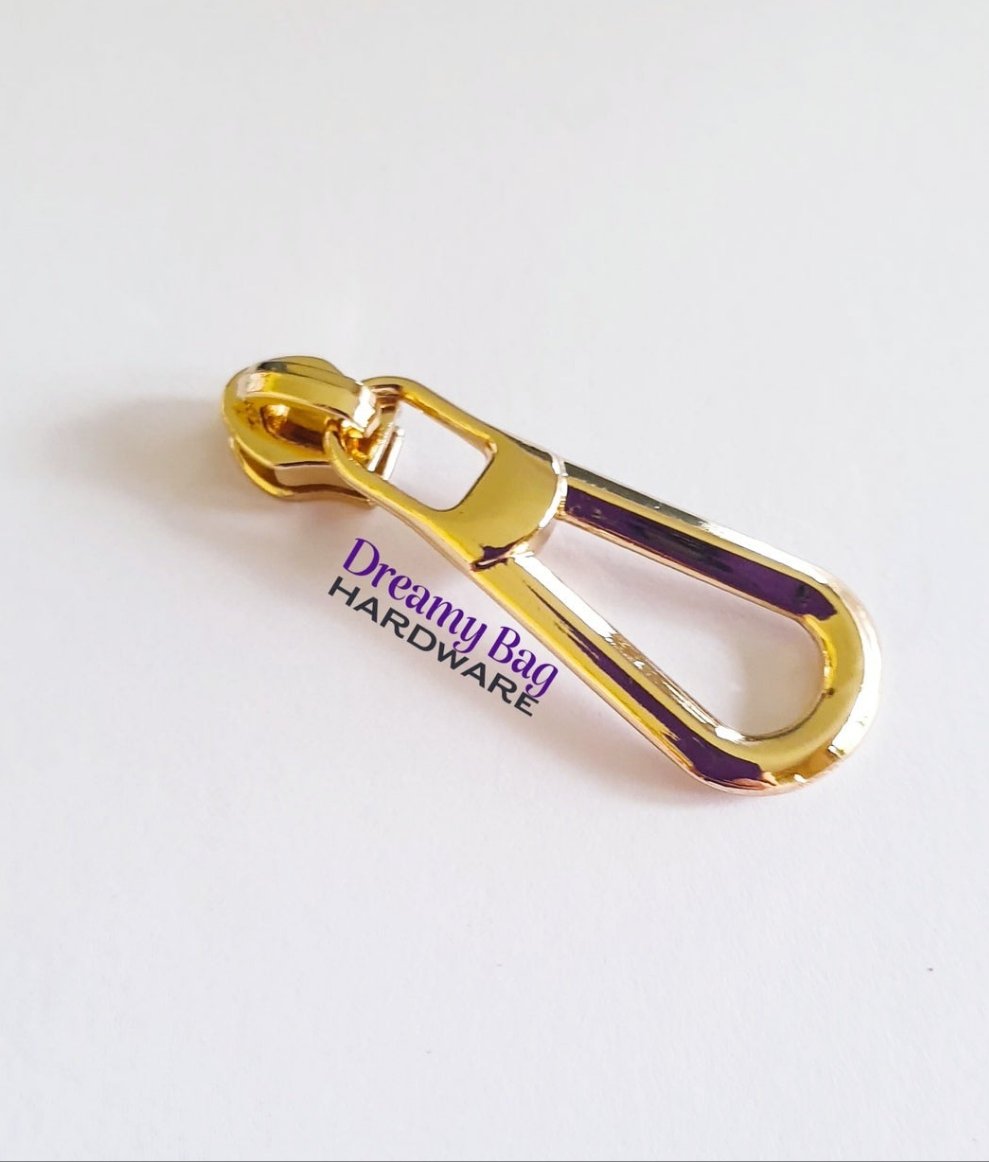#3 and #5 Zipper Pull Pearl Drop