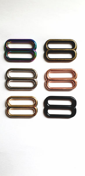 25mm (1") Slim Oval Tri Slider Rings