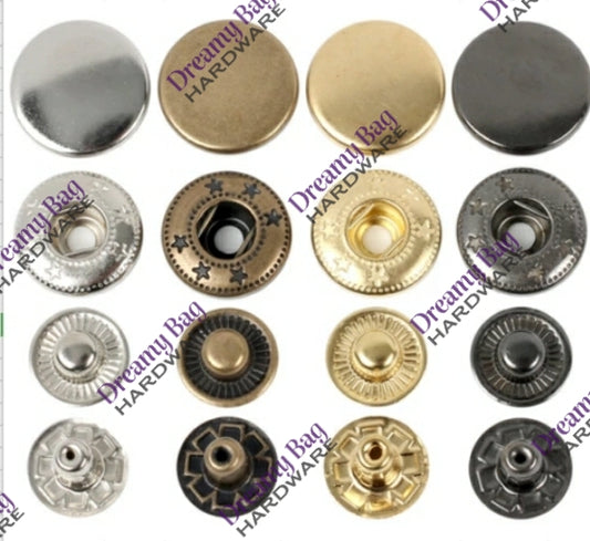 Fjærtrykklåser 12,5 mm