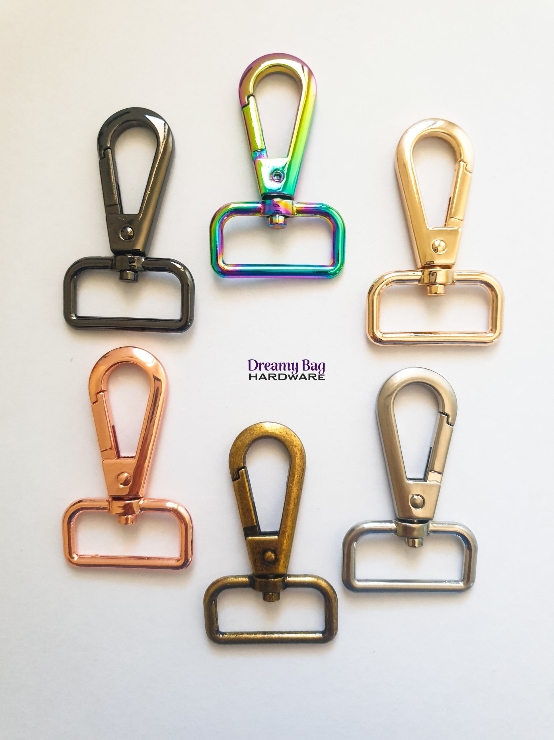25mm (1") Swivel Clip, Rectangle Strap Connector