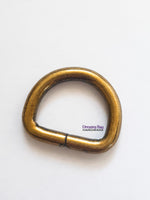 25mm (1") D rings
