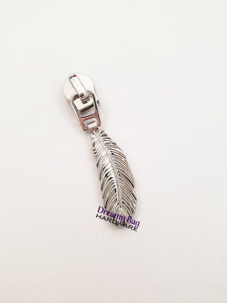 #5 Zipper Pull Feather