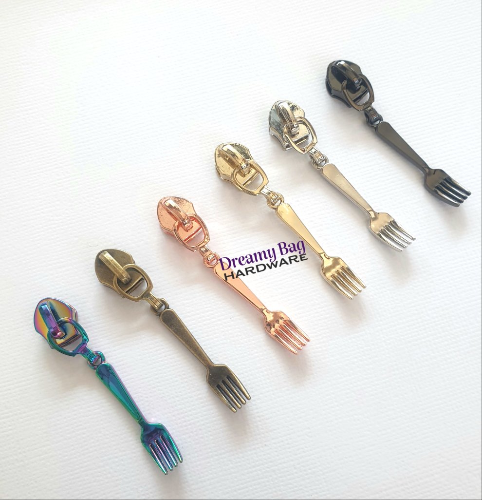 5 Zipper Pull Fork Dreamy Bag Hardware Pty Ltd