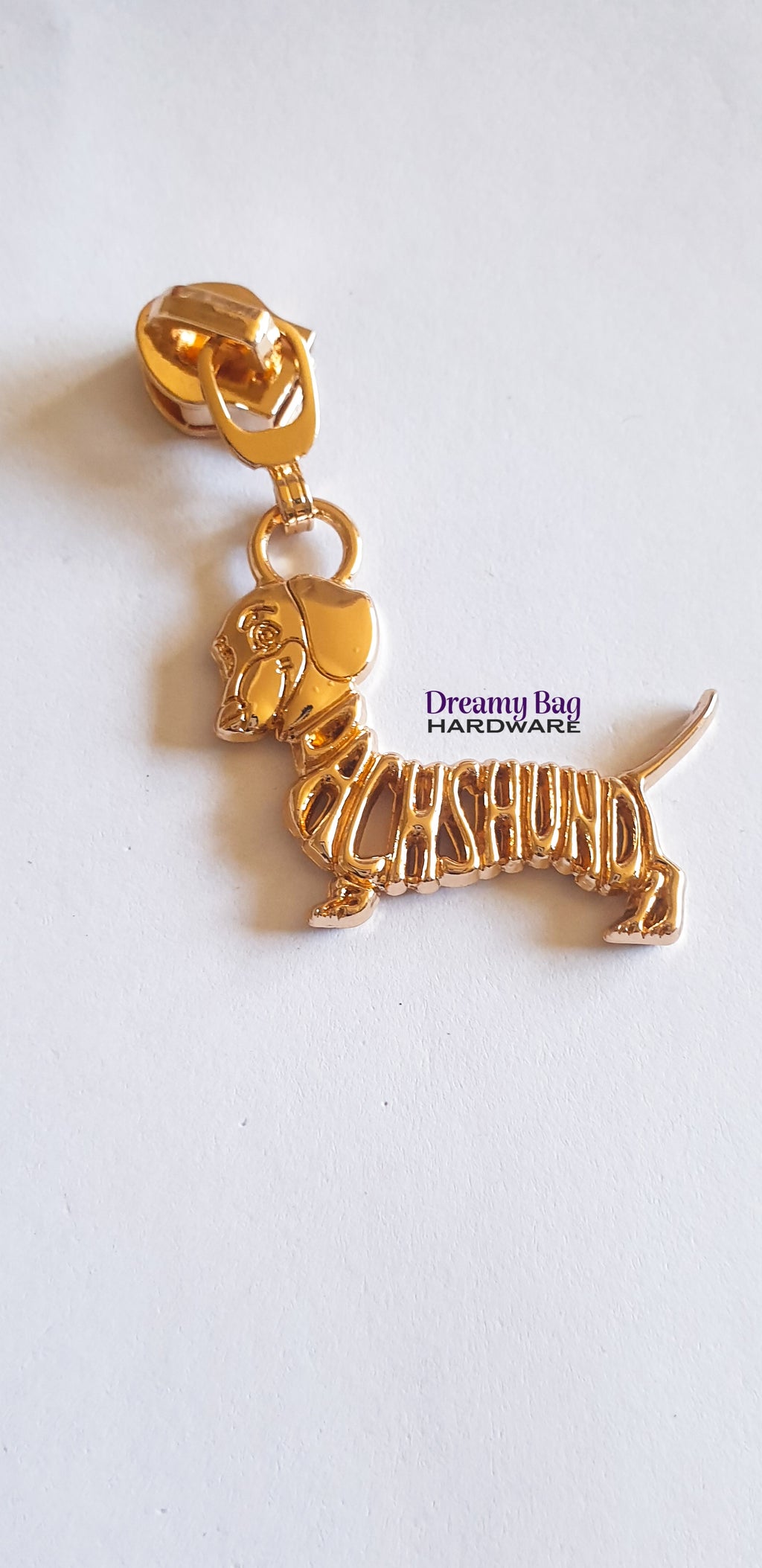 #5 Glidelåstrekk Dachshund Hund (Spesialdesignet)