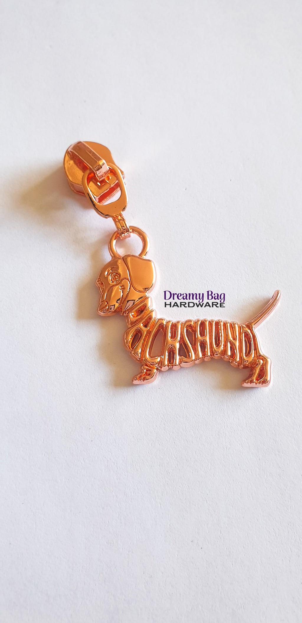 #5 Glidelåstrekk Dachshund Hund (Spesialdesignet)