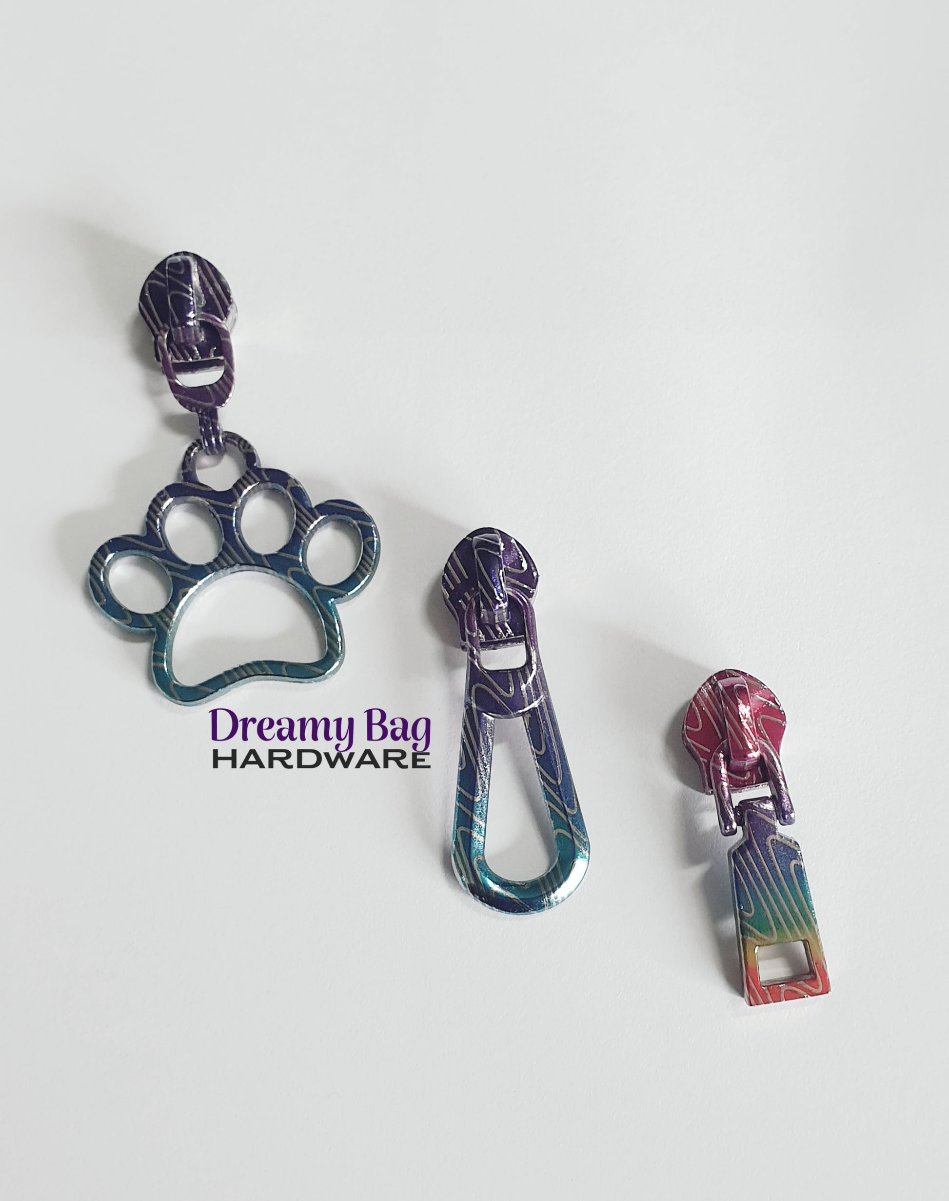 #5 Zipper Pull Multi colour