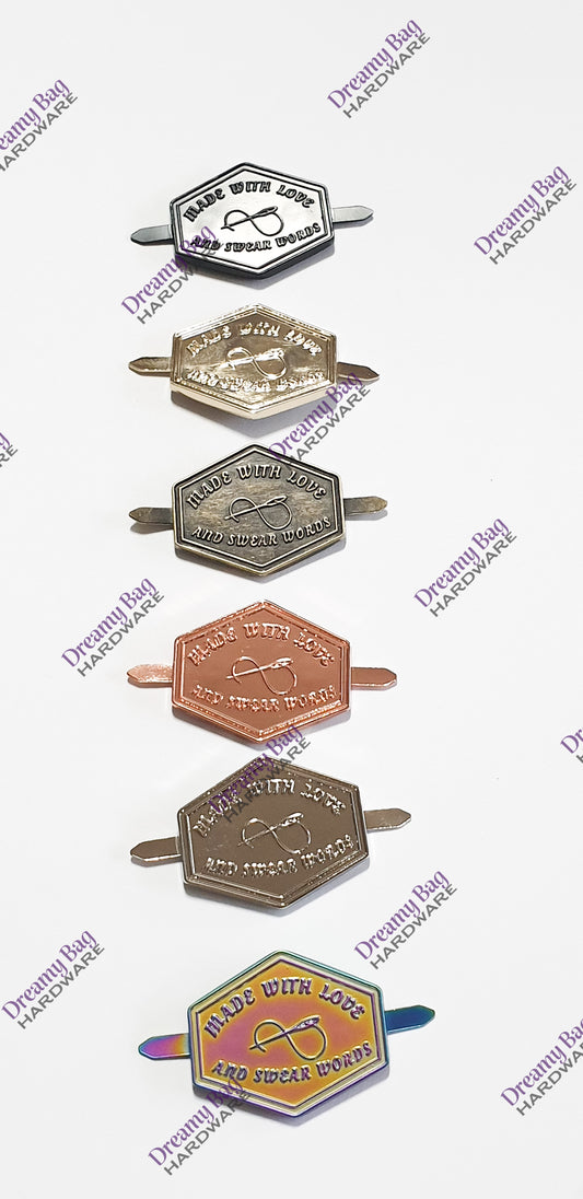 Made With Love and Swear Words Bag Labels