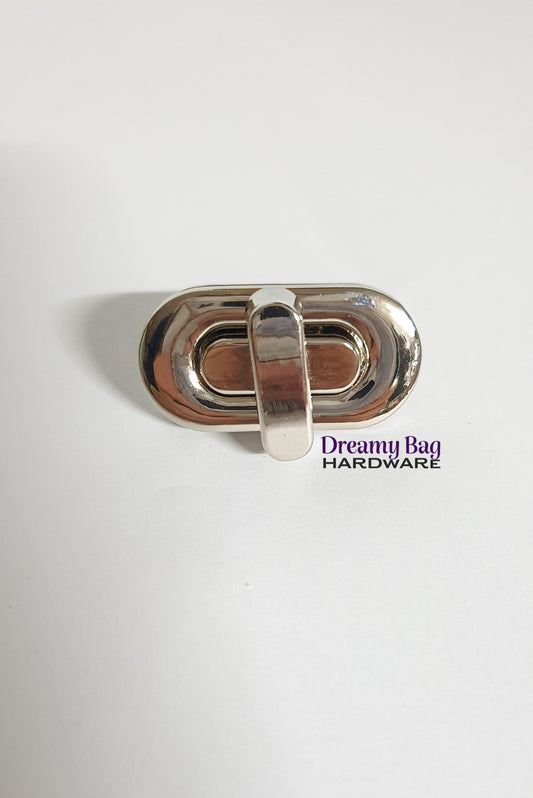 Slim Oval Twist Lock Large