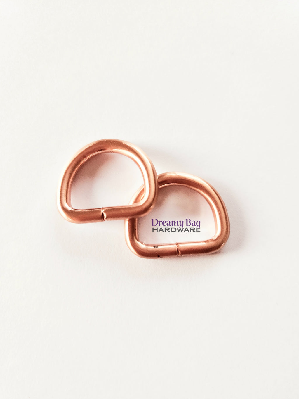 Børstet roségullbeslag