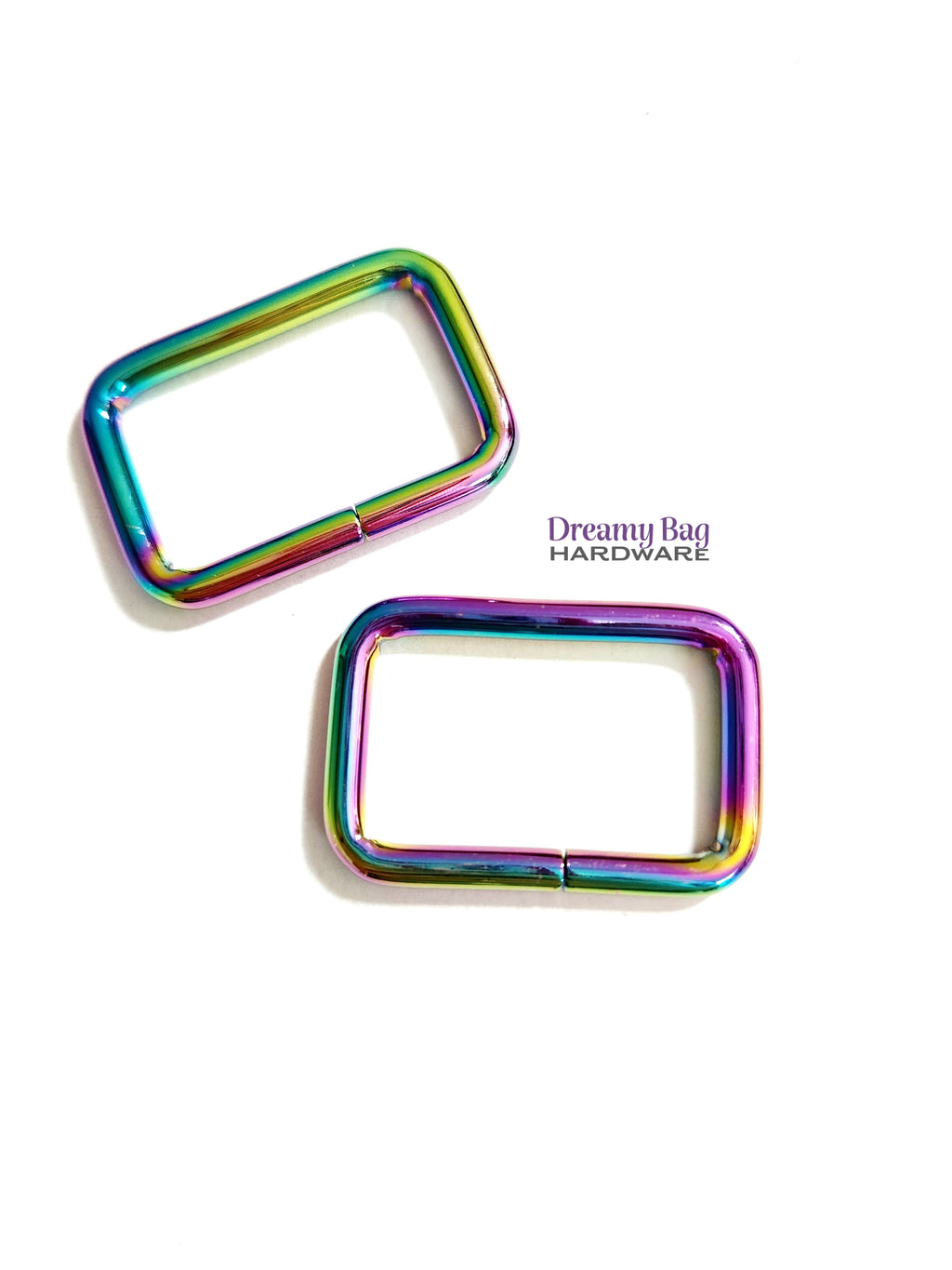 32mm (1.25") Rectangle Rings 2 pack