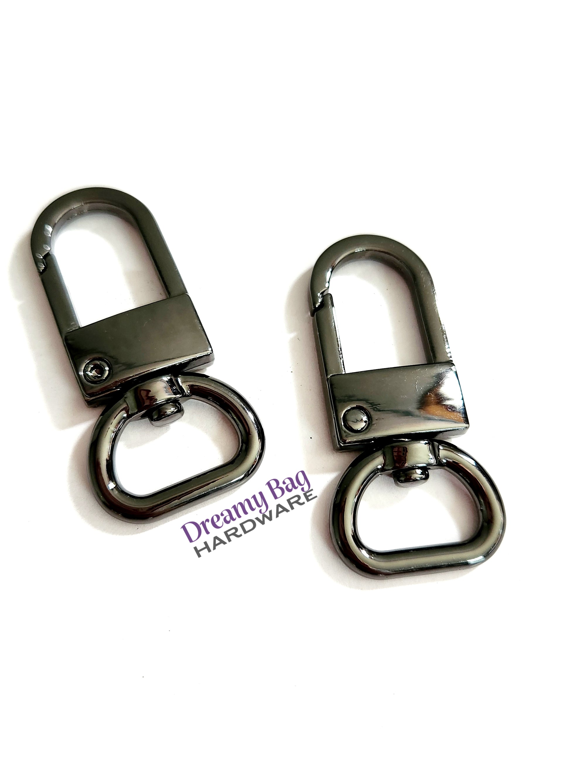 15mm Slim Swivel Snap Clips