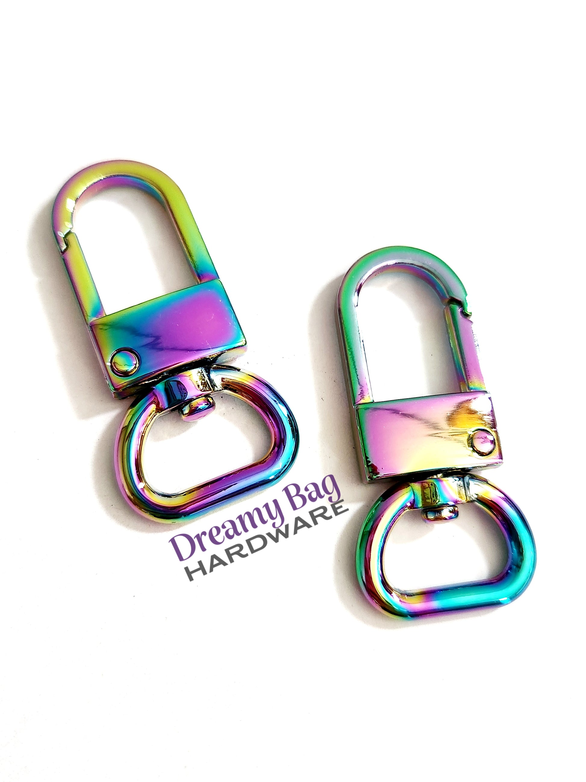 15mm Slim Swivel Snap Clips