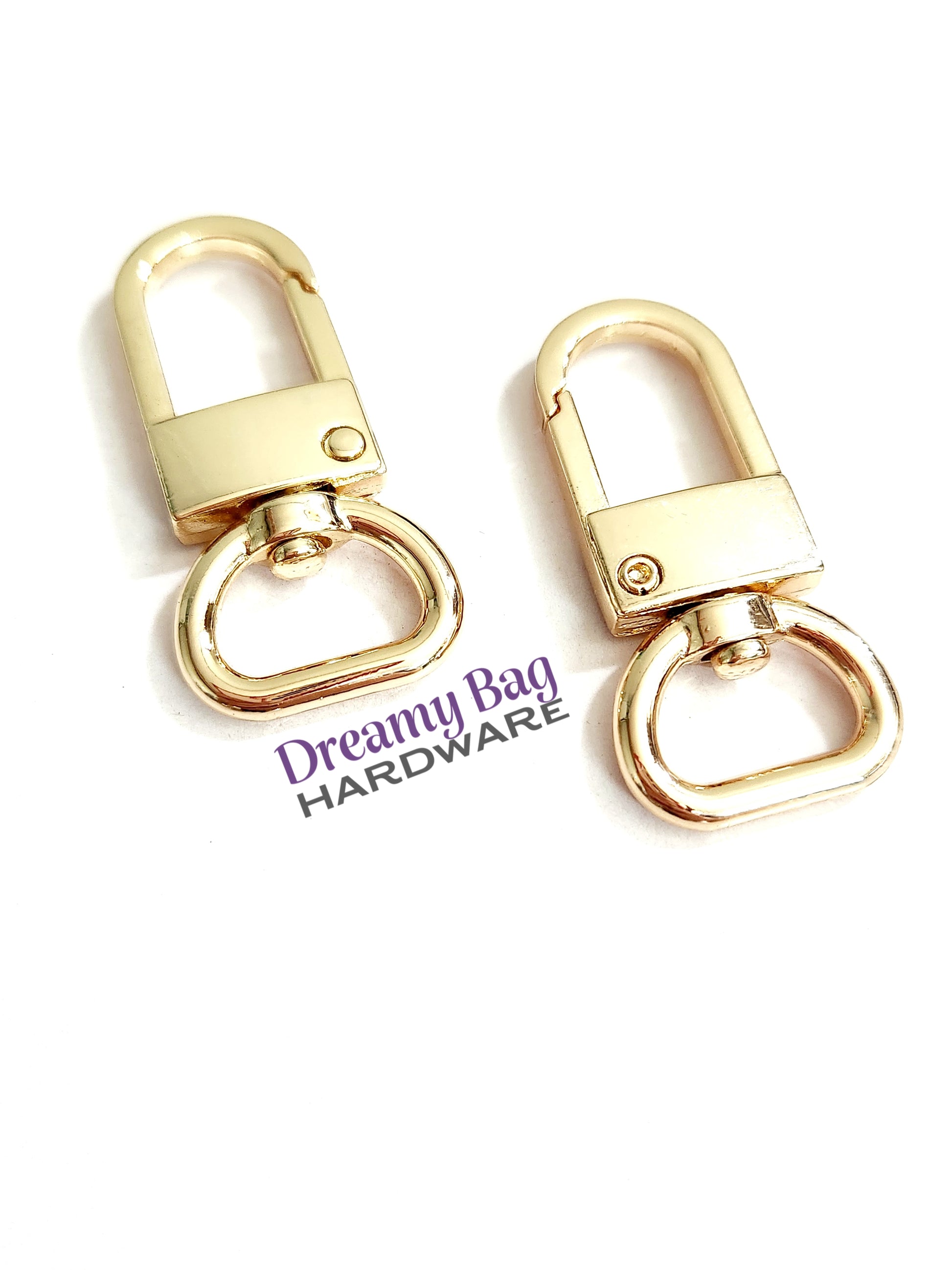 15mm Slim Swivel Snap Clips